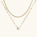 Collier double Dorée