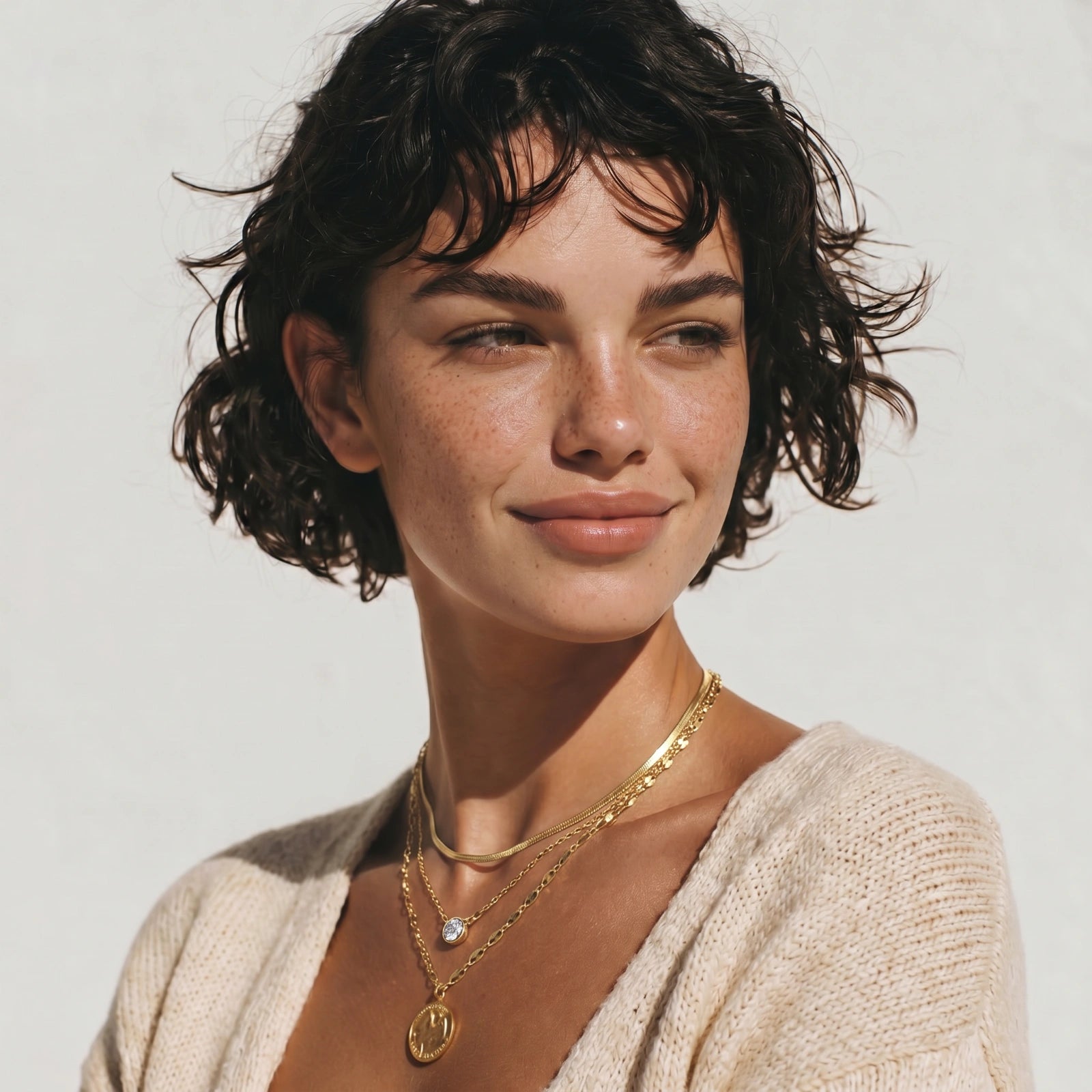 Collier double Dorée