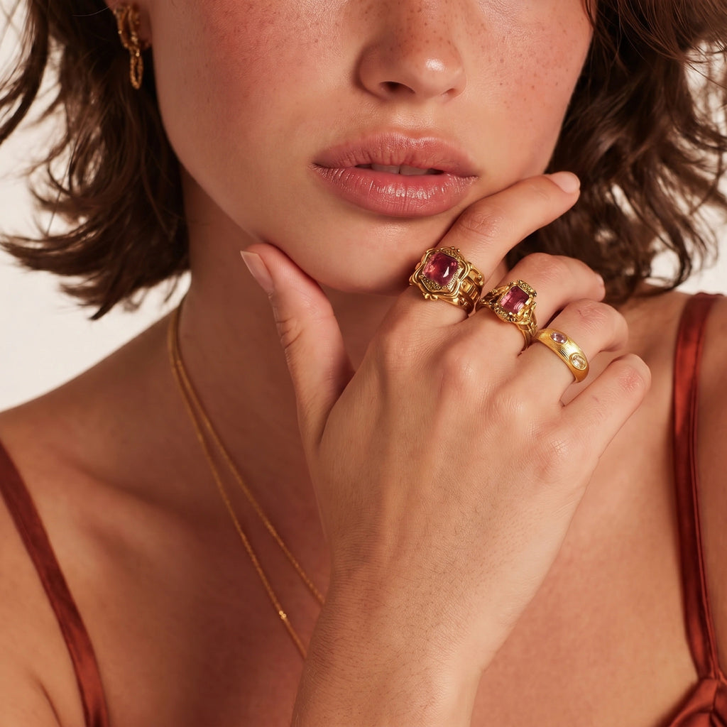 Bague double Gemme