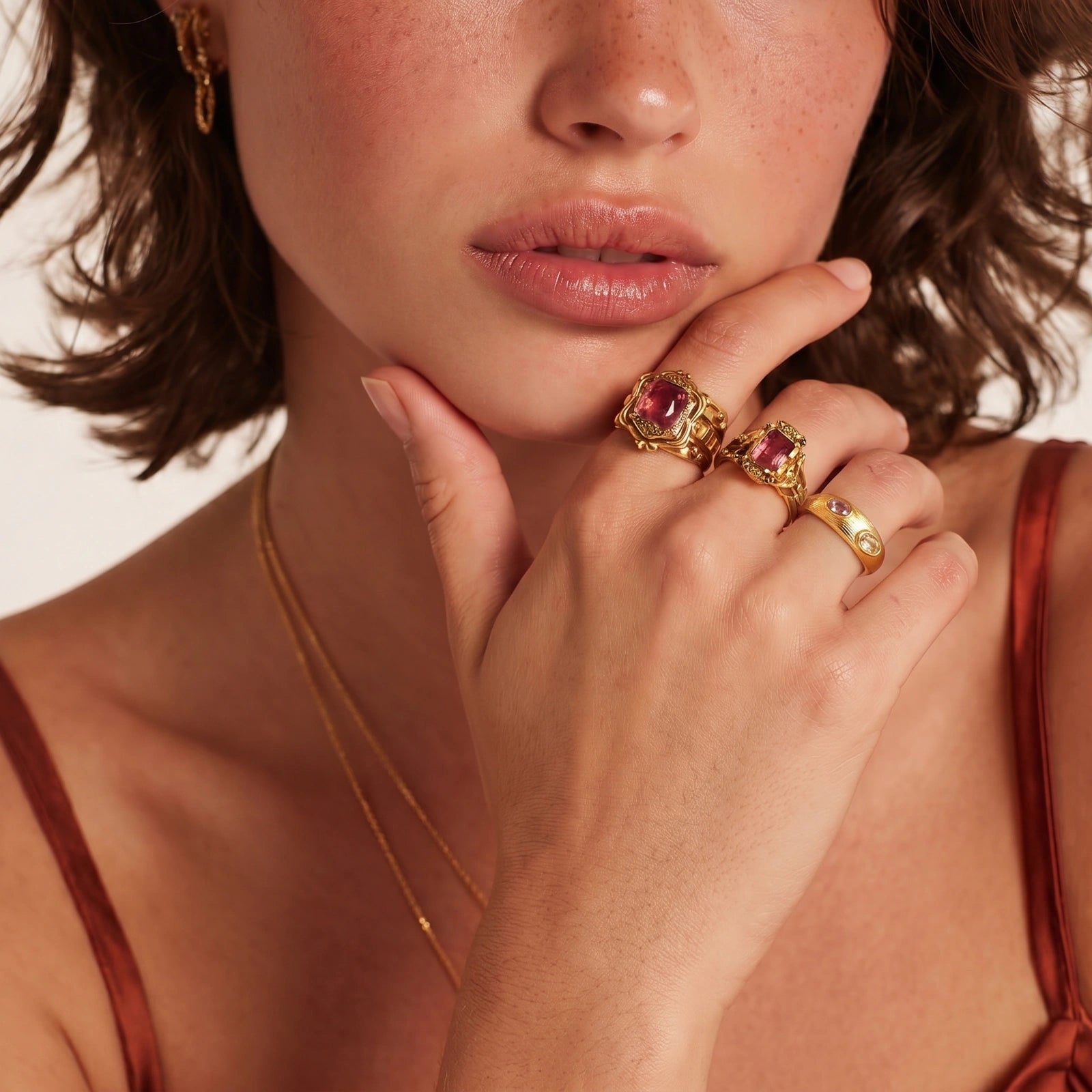 Bague double Gemme